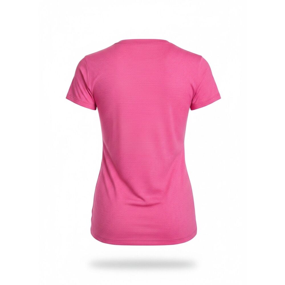 RBX Performance Women's Active Short Sleeve Tennis Pickleball Top Neon Pink Sz M - Picture 2 of 8